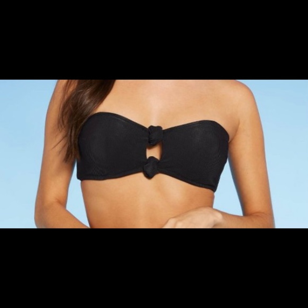 NWOT strapless bikini top